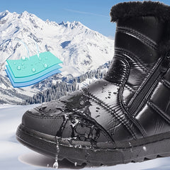 Women's Waterproof Snow Boots Non slip Winter Warm Hiking Boots