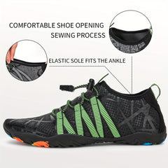 Breathable Lace Up Water Sports Pool Beach Swimming Barefoot Shoes