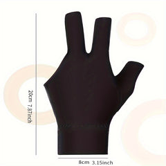 Professional 3-Finger Billiard Glove for Left Hand