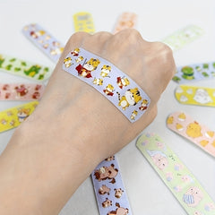 120pcs 12 Zodiac Animal Bandages - Kids Waterproof & Sterile First Aid Stickers
