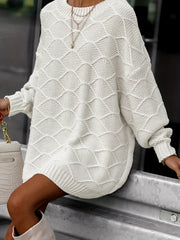 Solid Loose Casual Long Sleeve Sweater for Women