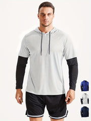 Men's Training Hoodie Quick Drying Gym Clothing