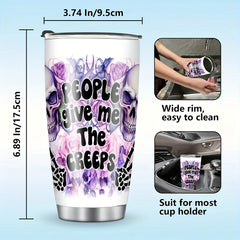 590ml Stainless Steel Water Cup Insulated Leakproof Bottle for Outdoor Sports