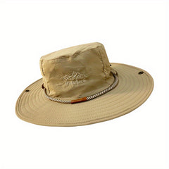 Embroidered Sun Protection Hat for Outdoor Traveling