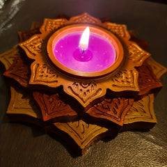 Retro Candlestick Silicone Mold DIY Irregular Flower Storage Mold