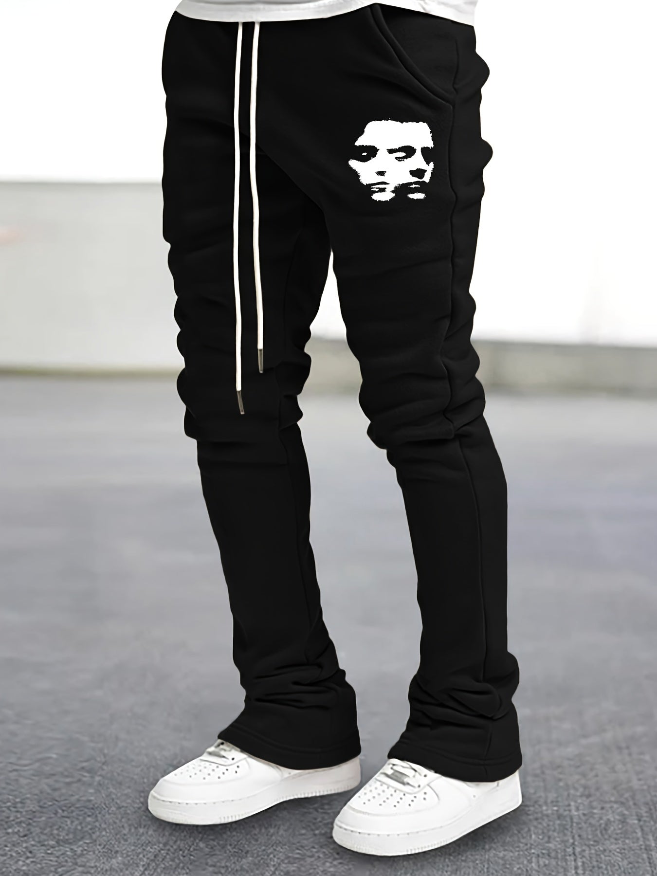 Men's Flared Trousers Street Style Joggers