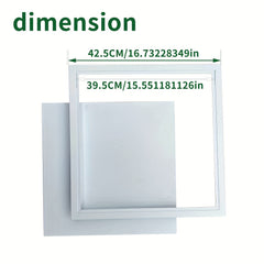Aluminum Access Hole Cover Plate for Wall Pipeline Maintenance