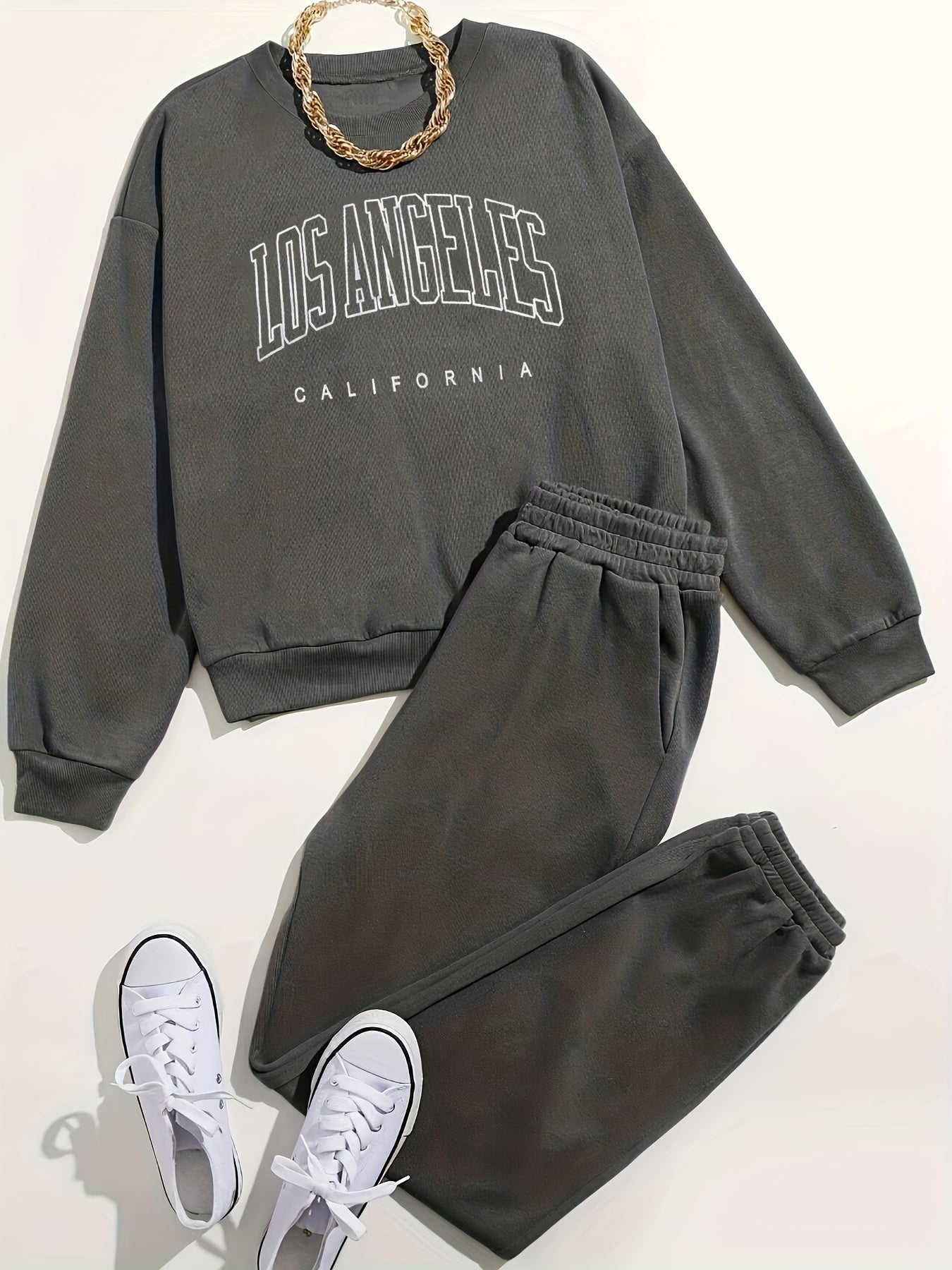 City Name Print Loungewear Set