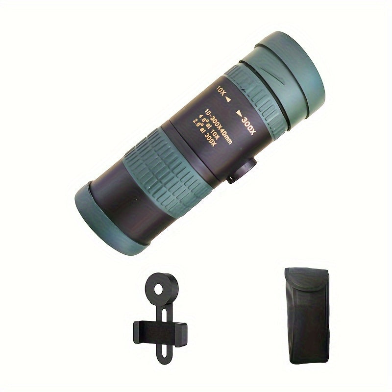 HD Monocular Telescopic Smartphone Adapter Tripod High Power Clear View