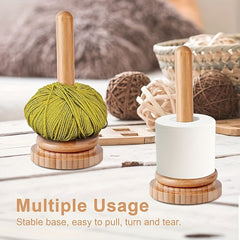 Wooden Yarn Holder for Knitting and Embroidery