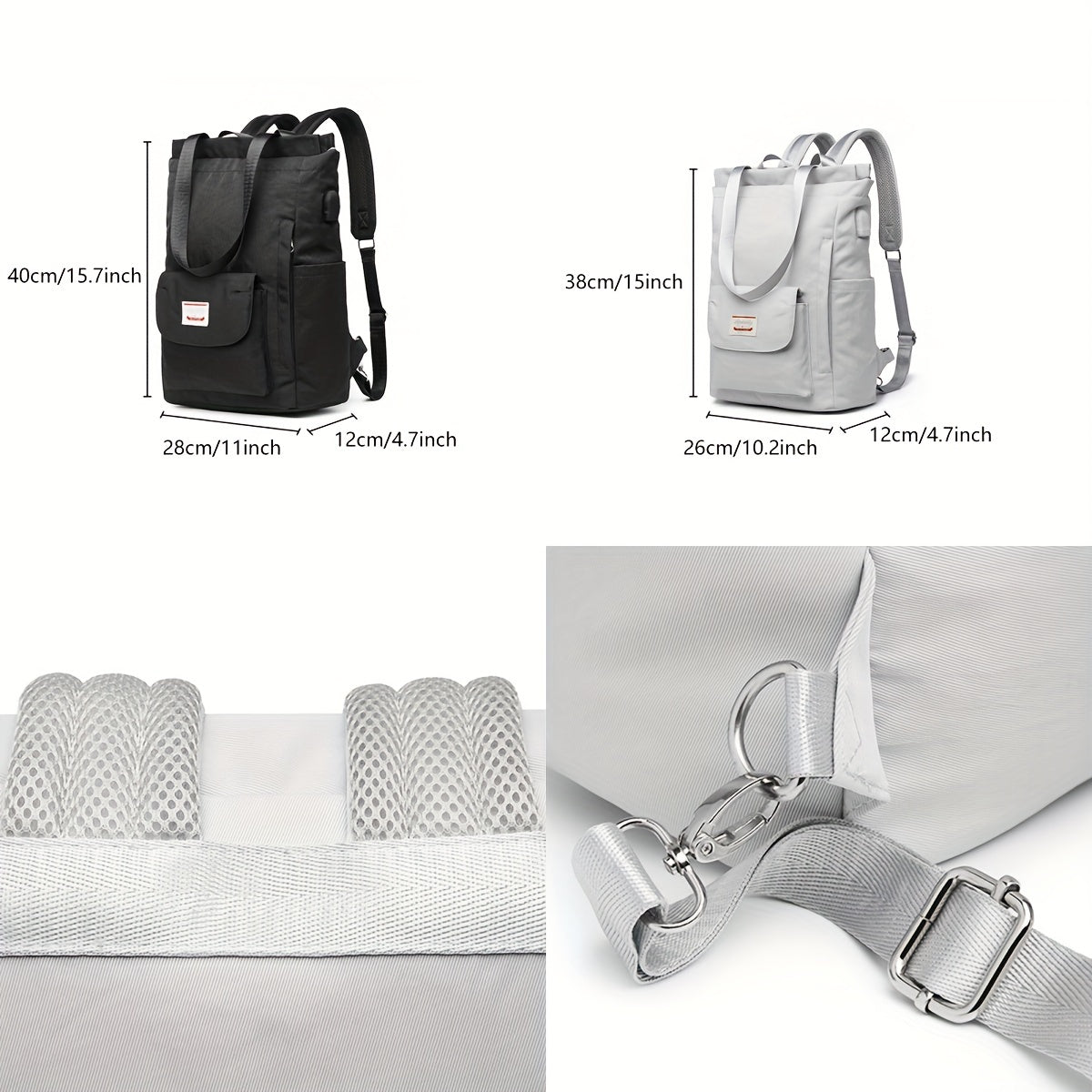 Women's Backpack Student School Bag Waterproof Laptop Bag