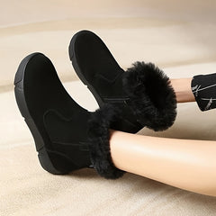 Women's Winter Snow Boots Soft Plush Warm Comfortable Slip On Winter Boots