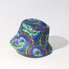 Abstract Art Printed Bucket Hat Vintage Boho Basin Hat