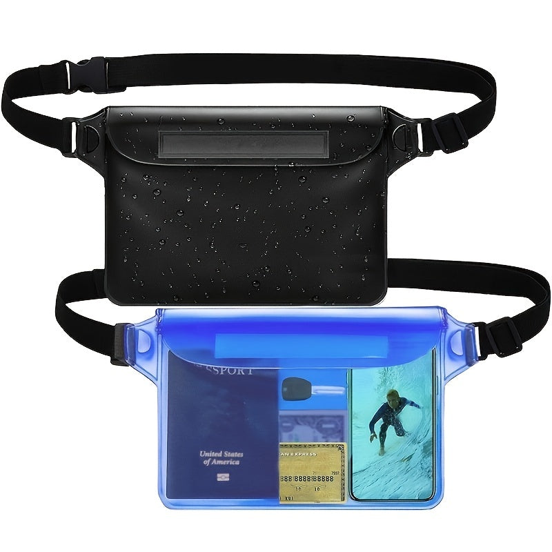 Waterproof Pouch With Waist Strap Mobile Phone Dry Bag