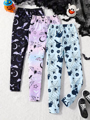 Halloween Leggings for Toddler Girls Fleece Warm Pants Costume