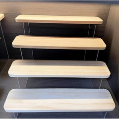 Solid Wood Ladder Display Stand Hand Model Display Rack Home