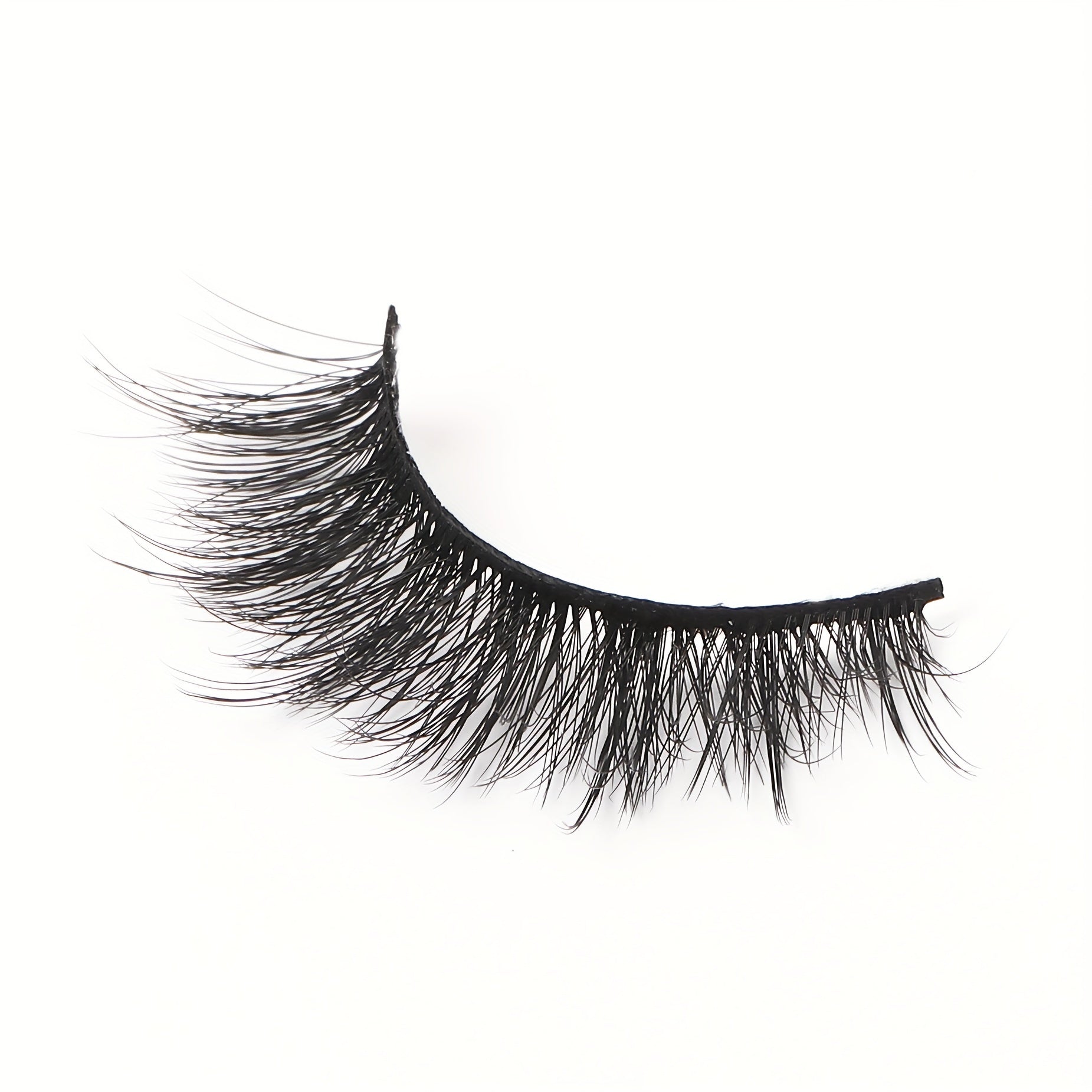 6D Fluffy Faux Mink Lashes 17mm Soft Stem Lightweight