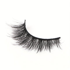 6D Fluffy Faux Mink Lashes 17mm Soft Stem Lightweight