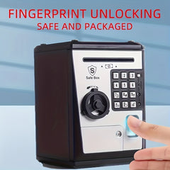 Secure Fingerprint ATM Bank with Automatic Roll