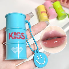 Bucket Shape Lip Glaze Water Gloss Mirror Glass Lip Gloss