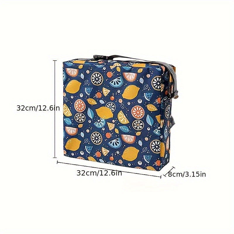 Adjustable Seat Cushions in Lemon & Fireworks Patterns
