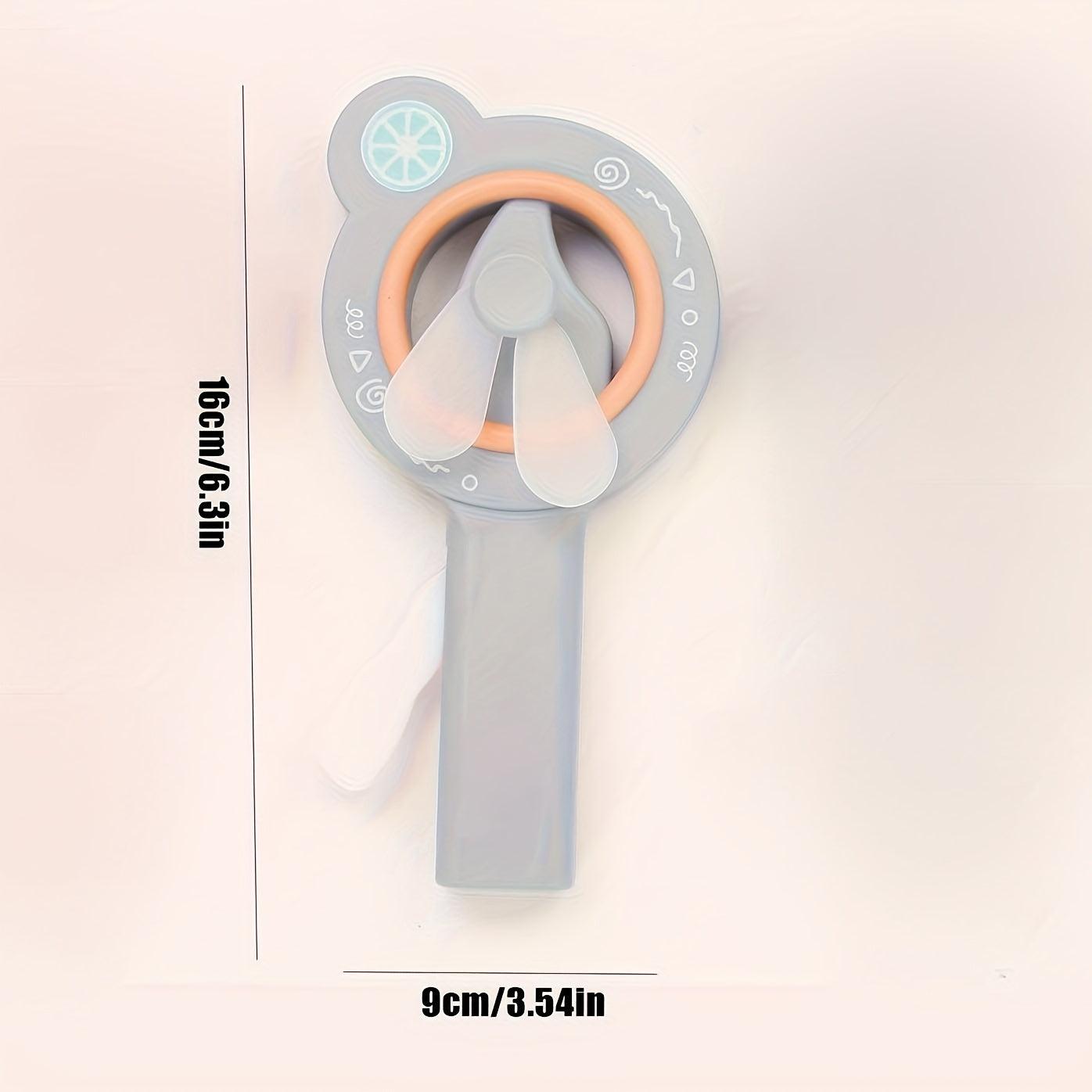 Hand-cranked Mini Fan Portable Manual Hand-held Push-down Gift
