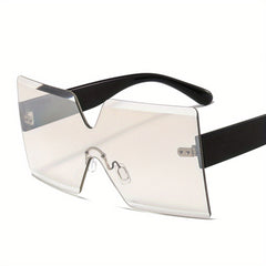 Oversized Square Sunglasses Candy Gradient UV400