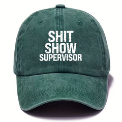 Vintage Distressed Baseball Cap Funny Letter Print Unisex Outdoor Accessory