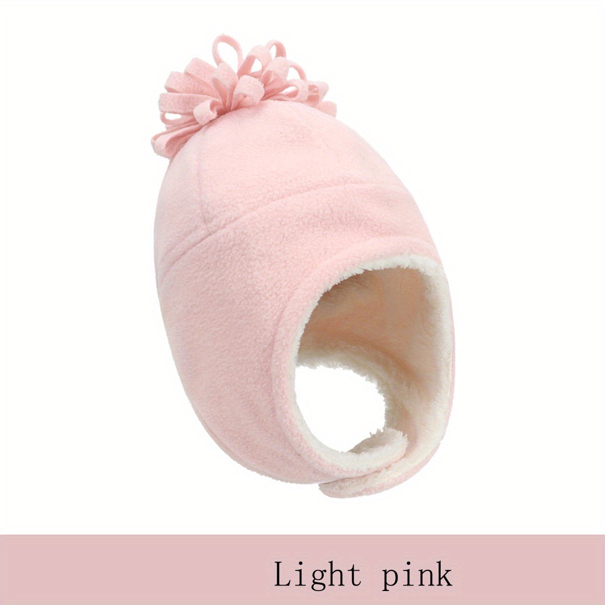 Winter Baby Polar Fleece Warm Plus Fleece Hat Boy Girl Ear Protection Hat