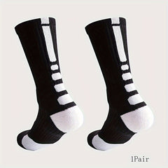5 Pairs Thickened Basketball Socks for Children 28-35 Meters