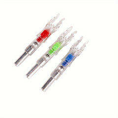 3pcs Luminous Nocks For 6.2mm Arrow Shaft, Multiple Colors