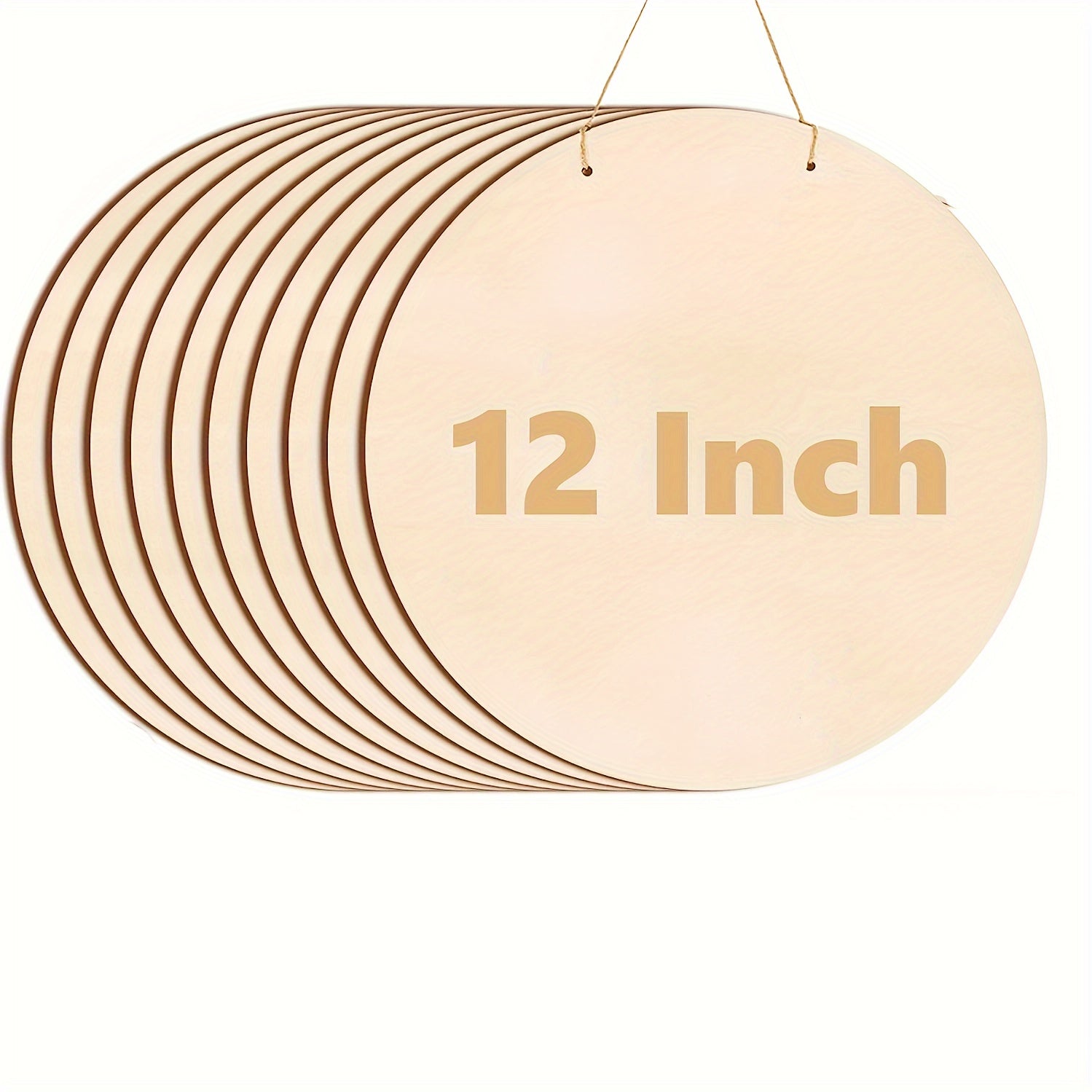 30 48 Cm Wooden Crafts 6 Wooden Crafts DIY Wooden Circles Loop Projects