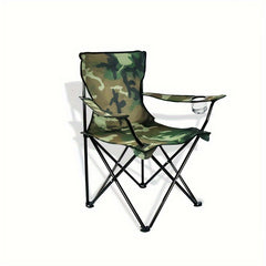 Portable Camping Chair with Bottle Holder, Folding Sports Lawn Fishing Chair