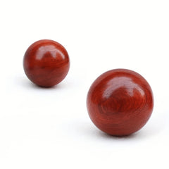 2pcs Hand Exercise Therapy Balls Natural RoseWood