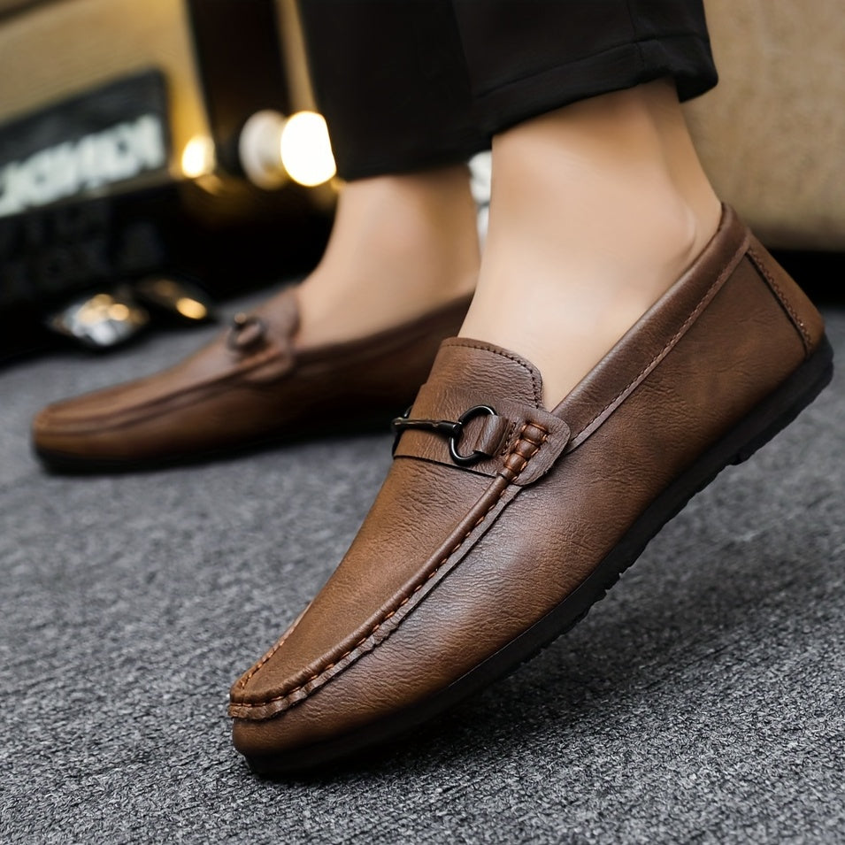 Men's Horsebit Loafers Comfy and Non Slip Smart Casual Shoes