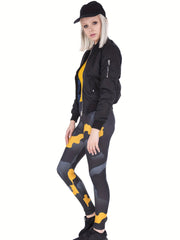 Camouflage Print Leggings High Waist Skinny Leggings