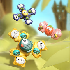 Baby Suction Cup Spinner Toy 360 Rotating Rattle Cartoon Animal Toy