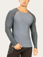 Men's Compression Long Sleeve T-shirt - Sweat Absorbing Quick Drying