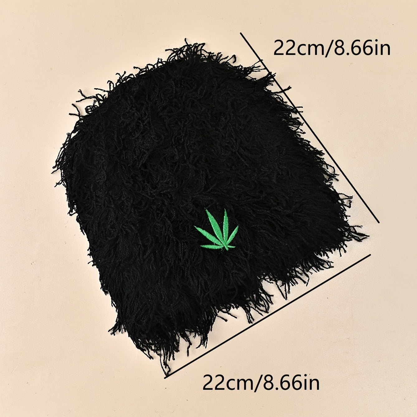 Leaf Outdoor Ear Protection Knitted Hat