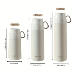 Double Layer Stainless Steel Thermal Cup, Leakproof Insulated Water Bottle