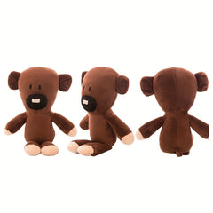 Soft Plush Teddy Bear Stuffed Animal Toy with Eyes & Pink Ears