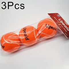 3pcs Tennis Set High Elasticity Durable Chemical Fiber Wool Rubber Balls