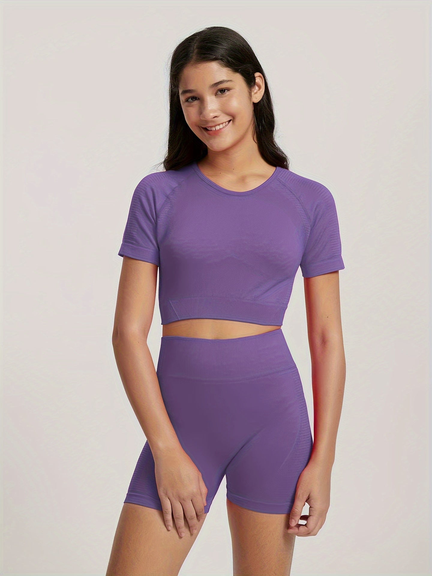 Women's Yoga Workout Top & Leggings Set