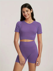 Women's Yoga Workout Top & Leggings Set