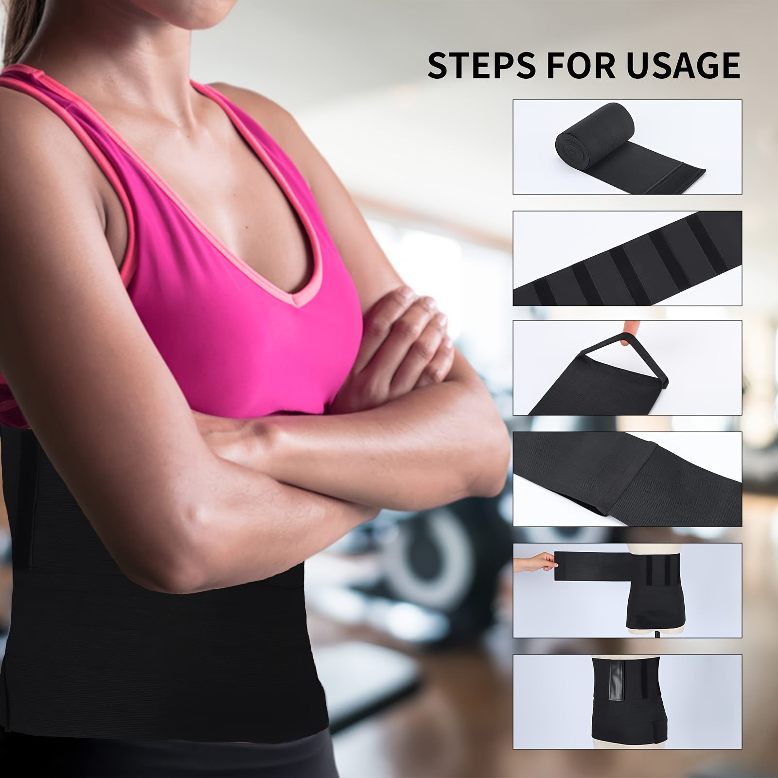 Wrap Bandage Waist Trainer Body Shaper Waist Wrap Waist Trimmer