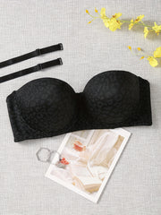 Leopard Print Molded Cup Balconette Bra