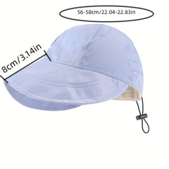 Wide Brim Sun Hat Adjustable UV Protection Cap Outdoor Visor Hats