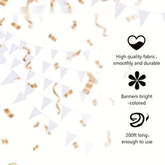 10m Triangle Banner 240 Lanyard DIY Bulk Garment