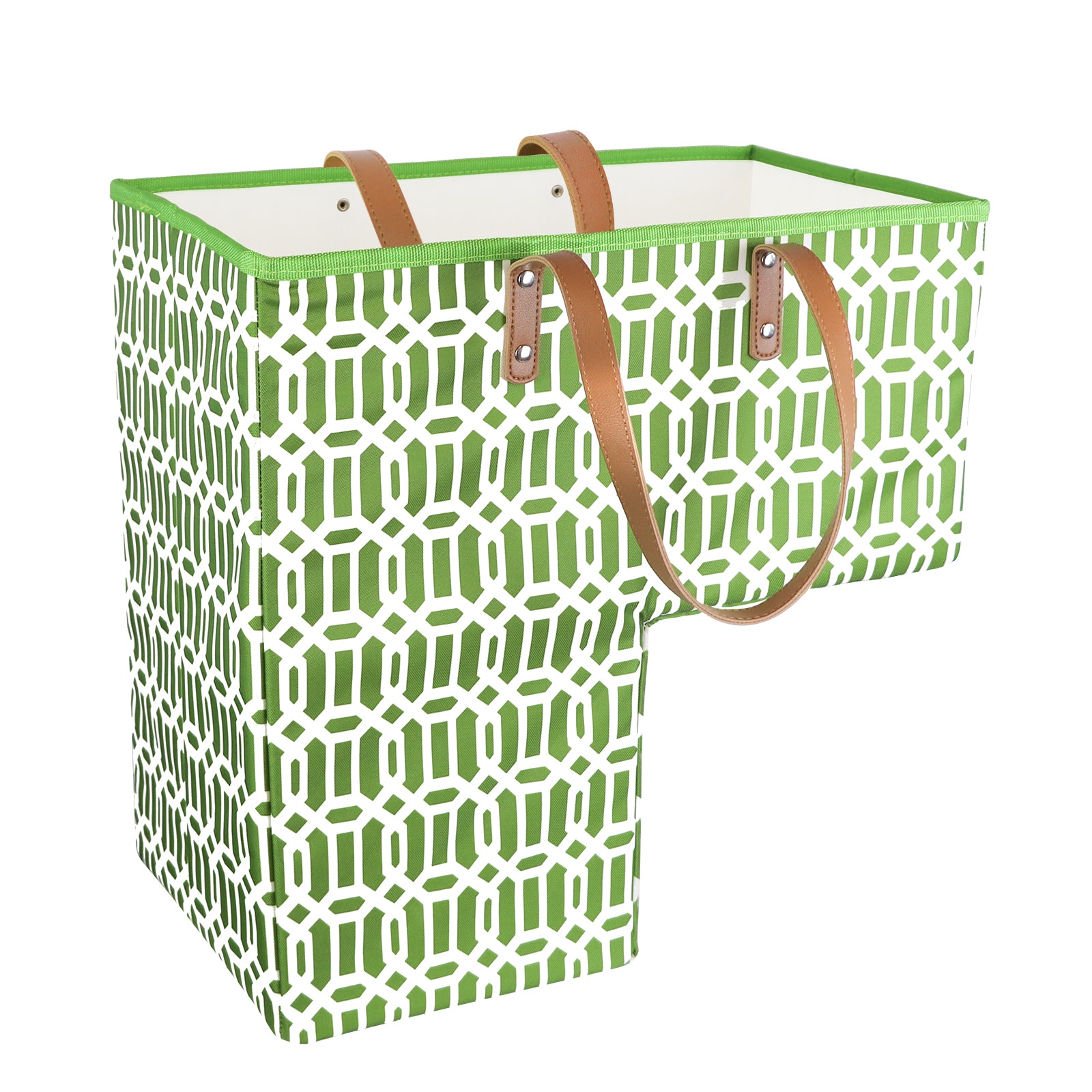 Stair Basket with Handles - Foldable Storage Solution for Stairs