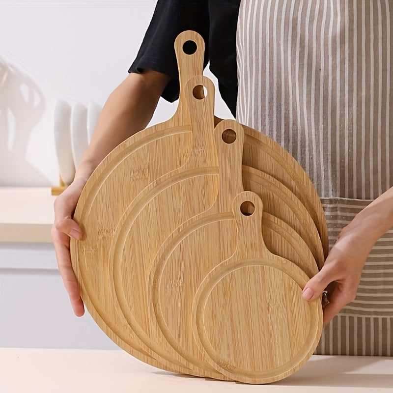 Bamboo Cutting Board Set for Meat, Pizza, Bread